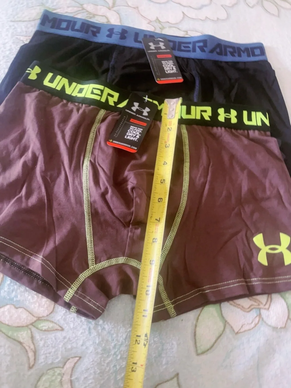 Under Armour Men’s 3” Boxerjock Boxer Briefs Size L 2 Pack Athletic Underwear